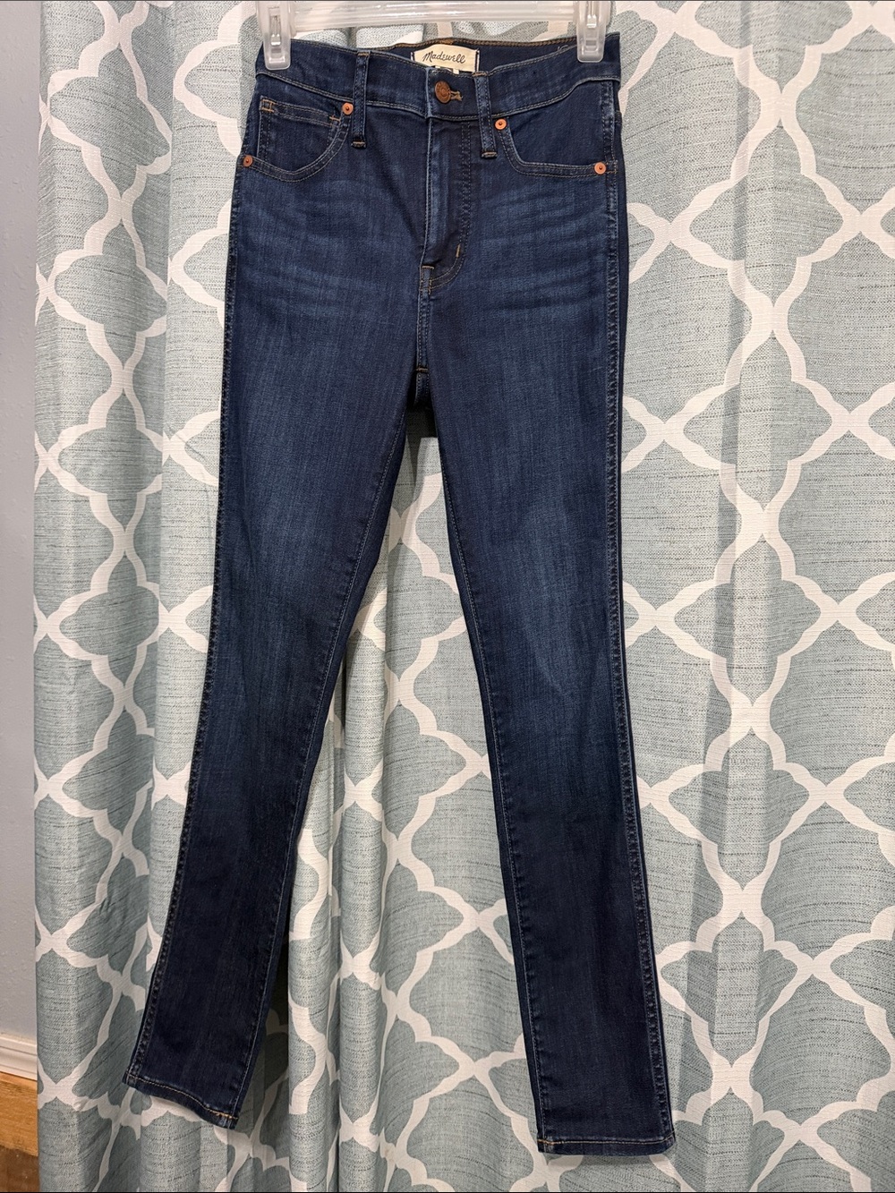 Madewell 10in High Rise Dark Indigo Skinny Jeans - Women's